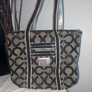 Coach -  Poppy OP Art Glam Y2K Tote - signature c